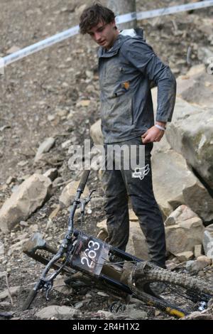 Windrock Tennessee Nationals 2023 im Windrock Bike Park-Oliver Springs, Tennessee, USA Stockfoto