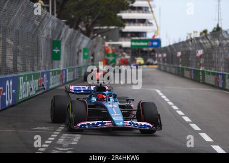 Montecarlo, Fürstentum Monaco. 28. Mai 2023. Circuit de Monaco, Montecarlo, Fürstentum Monaco, 28. Mai 2023, Esteban Ocon(FRA) Alpine A523 während des Grand Prix De Monaco 2023 - Sonntag - Rennen - Formel 1 Championship Credit: Live Media Publishing Group/Alamy Live News Stockfoto