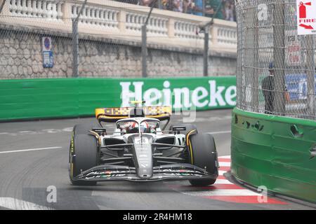 Montecarlo, Fürstentum Monaco. 28. Mai 2023. Circuit de Monaco, Montecarlo, Fürstentum Monaco, 28. Mai 2023, Lando Norris (GBR) McLaren MCL60 während des Grand Prix De Monaco 2023 - Sonntag - Rennen - Formel-1-Meisterschaft Credit: Live Media Publishing Group/Alamy Live News Stockfoto