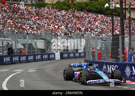 Montecarlo, Fürstentum Monaco. 28. Mai 2023. Circuit de Monaco, Montecarlo, Fürstentum Monaco, 28. Mai 2023, Esteban Ocon(FRA) Alpine A523 während des Grand Prix De Monaco 2023 - Sonntag - Rennen - Formel 1 Championship Credit: Live Media Publishing Group/Alamy Live News Stockfoto