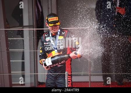 Montecarlo, Monaco. 28. Mai 2023. Podium beim Monaco GP, 25-28. Mai 2023 in Montecarlo, Formel-1-Weltmeisterschaft 2023. Kredit: Unabhängige Fotoagentur/Alamy Live News Stockfoto