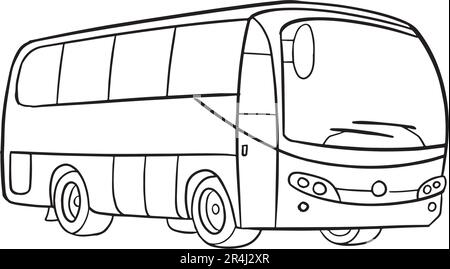 Skizzierte Cartoon-Figuren. Von Hand Gezeichnete Vektorsammlung Isoliert Auf Weißem Hintergrund. Doodle-Style. Fahrzeugkollektion für Kinder Stock Vektor