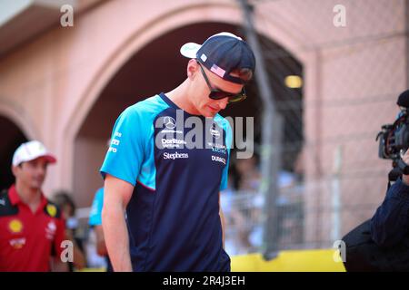 #02 Logan SarSergeant Williams Racing Mercedes während des Monaco GP, 25-28. Mai 2023 in Montecarlo, Formel 1 Weltmeisterschaft 2023. Stockfoto