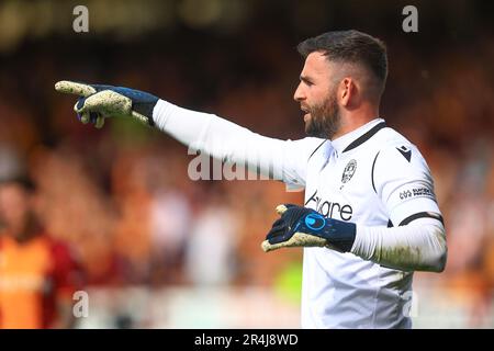 Motherwell, Schottland, Großbritannien. 28. Mai 2023; Fir Park, Motherwell, Schottland: Scottish Premiership Football, Motherwell gegen Dundee United; Motherwell Torwart Liam Kelly Credit: Action Plus Sports Images/Alamy Live News Stockfoto