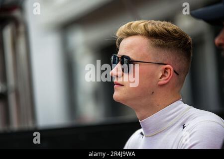 Donington Park Circuit, Leicestershire. 28. Mai 2023 Century Motorsport BMW M4 GT3 Fahrer Dan Harper während Runde 4 der Intelligent Money British GT Championship auf der Rennstrecke Donington Park in Leicestershire. 28. Mai 2023 Kredit: Jurek Biegus/Alamy Live News Stockfoto