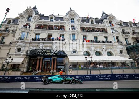 Monaco, Monaco. 28. Mai 2023. 18 WALK Lance (Can), Aston Martin F1 Team AMR23, Action während des Formel 1 Grand Prix de, Monaco. , . Kredit: DPPI Media/Alamy Live News Stockfoto