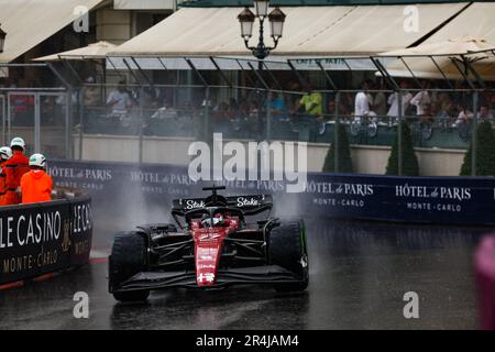 Monaco, Monaco. 28. Mai 2023. 77 BOTTAS Valtteri (FIN), Alfa Romeo F1 Team Einsatz C43, Action während des Formel 1 Grand Prix de, Monaco. , . Kredit: DPPI Media/Alamy Live News Stockfoto