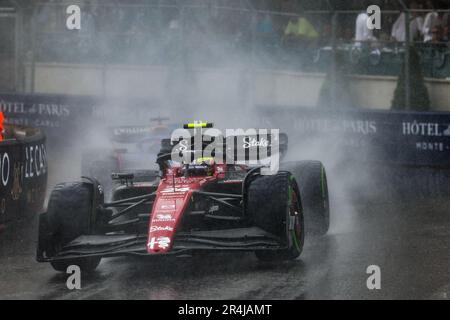 Monaco, Monaco. 28. Mai 2023. 24 ZHOU Guanyu (Chi), Alfa Romeo F1 Team Einsatz C43, Action während des Formel 1 Grand Prix de, Monaco. , . Kredit: DPPI Media/Alamy Live News Stockfoto