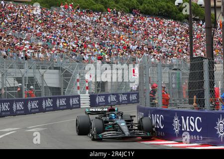 Monaco, Monaco. 28. Mai 2023. 63 RUSSELL George (gbr), Mercedes AMG F1 Team W14, Action während des Formel 1 Grand Prix de Monaco. , . Kredit: DPPI Media/Alamy Live News Stockfoto