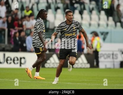 Turin, Italien. 28. Mai 2023. Danilo von Juventus während des italienischen Fußballspiels der Serie A zwischen dem FC Juventus und dem AC Mailand am 28. Mai 2023 im Allianz Stadium Turin, Italien. Foto: Nderim Kaceli Credit: Live Media Publishing Group/Alamy Live News Stockfoto