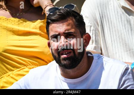 Paris, Frankreich. 28. Mai 2023. Victor-Artus SOLARO am ersten Tag des Grand-Slam-Tennisturniers Roland-Garros 2023 am 28. Mai 2023 im Roland-Garros-Stadion in Paris, Frankreich – Photo Matthieu Mirville/DPPI Credit: DPPI Media/Alamy Live News Stockfoto