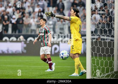 Sao Paulo, Brasilien. 28. Mai 2023. SP - SAO PAULO - 05/28/2023 - BRASILEIRO A 2023, CORINTHIANS X FLUMINENSE - Corinthians Torwart Cassio während eines Spiels gegen Fluminense im Arena Corinthians Stadion für die BRAZILEIRO A 2023 Meisterschaft. Foto: Marcello Zambrana/AGIF/Sipa USA Kredit: SIPA USA/Alamy Live News Stockfoto