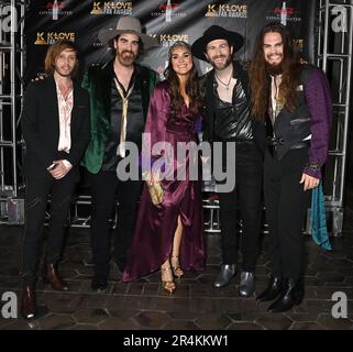 Nashville, USA. 28. Mai 2023. We the Kingdom bei den K-LOVE Fan Awards, die am 28. Mai 2023 im Grand Ole Opry House in Nashville, TN, stattfinden. © Tammie Arroyo/AFF-USA.com Guthaben: AFF/Alamy Live News Stockfoto
