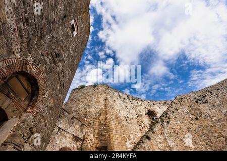 Schloss Kilitbahir, osmanische Festung, Halbinsel Gelibolu (Gallipoli) und Straße der Dardanellen, Eceabat, Provinz Canakkale, europäische Seite, Türkei Stockfoto