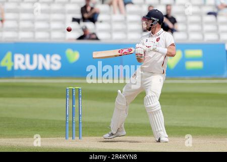 Mark Adair im Batting für Irland bei Essex CCC vs Ireland, Domestic First Class Match Cricket am Cloud County Ground am 28. Mai 2023 Stockfoto