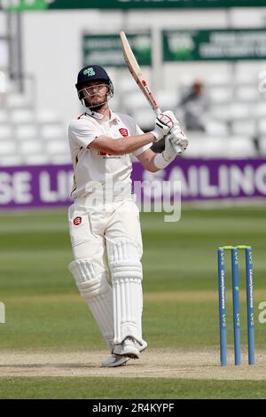 Mark Adair im Batting für Irland bei Essex CCC vs Ireland, Domestic First Class Match Cricket am Cloud County Ground am 28. Mai 2023 Stockfoto