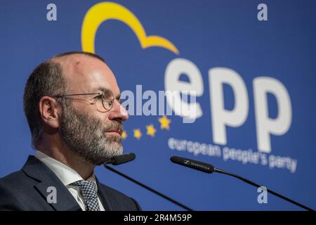 München, Deutschland. 04. Mai 2023. Manfred Weber (CSU), Vorsitzender der EVP-Partei. Kredit: Peter Kneffel/dpa/Archivbild/dpa/Alamy Live News Stockfoto