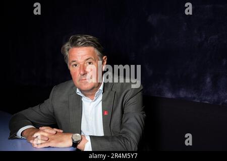 Stockholm, Schweden. 22. Mai 2023. Geir Karlsen, CEO von Norwegian Air Shuttle, fotografiert in Stockholm, Schweden, 22. Mai 2023.Foto: Henrik Montgomery/TT/Code 10060 Kredit: TT News Agency/Alamy Live News Stockfoto