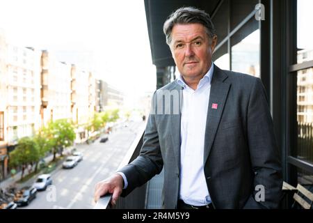 Stockholm, Schweden. 22. Mai 2023. Geir Karlsen, CEO von Norwegian Air Shuttle, fotografiert in Stockholm, Schweden, 22. Mai 2023.Foto: Henrik Montgomery/TT/Code 10060 Kredit: TT News Agency/Alamy Live News Stockfoto