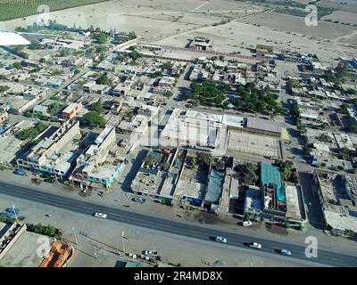 Die Nazca-Stadt in Peru Stockfoto