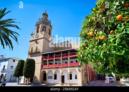 Andalusien Spanien. Ronda. Iglesia de Santa Maria la Mayor Stockfoto