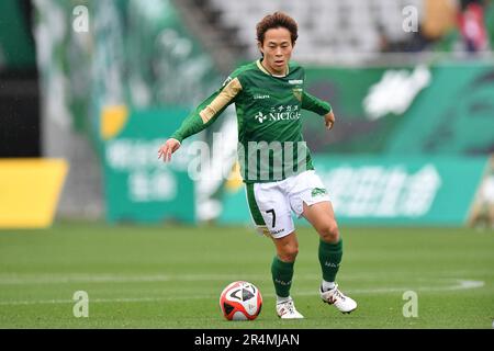 Tokio, Japan. 13. Mai 2023. Tokio Verdys Koki Morita während des 2023 J2 League-Spiels zwischen dem Tokyo Verdy 0-1 FC Machida Zelvia im Ajinomoto Stadium in Tokio, Japan, am 13. Mai 2023. Kredit: AFLO/Alamy Live News Stockfoto