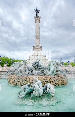 Bordeaux ist eine Hafenstadt an der Garonne im Departement Gironde im Südwesten Frankreichs. Es ist die Hauptstadt der Region Nouvelle-Aquitaine sowie die Präfektur Girond Stockfoto