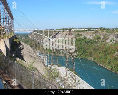 Niagara River Kraftwerk. Ontario. Kanada. Stockfoto