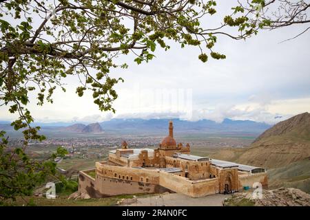 Ishak Pasha Palace (ishakpasa sarayi) in der Nähe von dogubayazit im Osten der Türkei Stockfoto