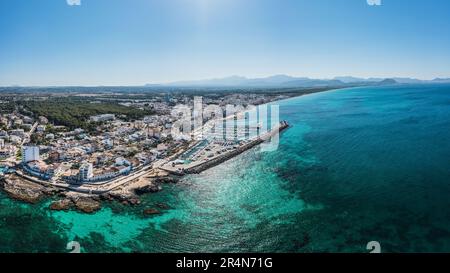 Can Picafort auf Mallorca, Spanien. Stockfoto