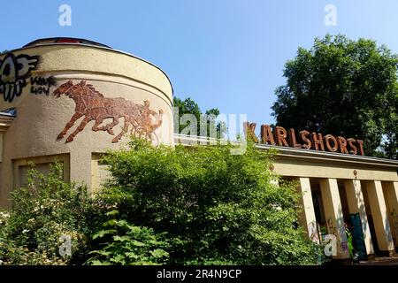 Trabrennbahn Karlshorst, Berlin, Deutschland Stockfoto