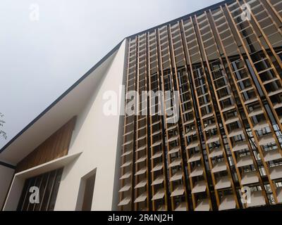 Bürogebäude mit mehreren Abteilungen, Lagerfoto Stockfoto