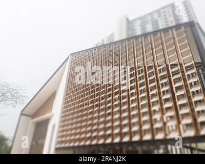 Bürogebäude mit mehreren Abteilungen, Lagerfoto Stockfoto