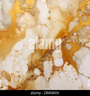 Marmor mit Gold. Abstrakter strukturierter Hintergrund. Modell einer Luxuskarte. Stock Vektor