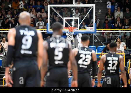 Paris, Frankreich. 28. Mai 2023. Illustration während der französischen Meisterschaft, Basketballspiel der Betclic Elite zwischen ASVEL Basket und Metropolitans 92 (Mets oder Boulogne-Levallois) am 28. Mai 2023 in Levallois, Frankreich. Foto von Victor Joly/ABACAPRESS.COM Kredit: Abaca Press/Alamy Live News Stockfoto