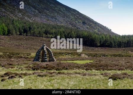 Queen geht es gut, Glen Mark, Angus, Schottland, Großbritannien Stockfoto