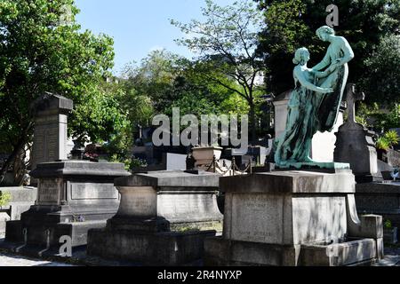 Saint Vincent Cemetery, Montmartre - Paris - Frankreich Stockfoto