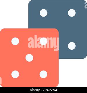 Vektorbild des Dices-Symbols. Stock Vektor