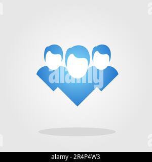 Entwurf der Flächenflachzeichnung Stock Vektor