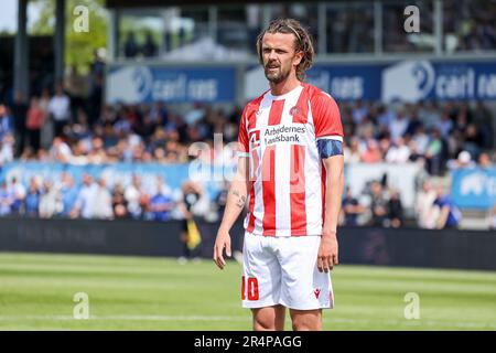 Lyngby, Dänemark. 29. Mai 2023. Lucas Andersen (10) von Aalborg Boldklub, gesehen während des dänischen Superliga-Spiels 3F zwischen Lyngby Boldklub und Aalborg Boldklub im Lyngby-Stadion in Lyngby. (Foto: Gonzales Photo/Alamy Live News Stockfoto