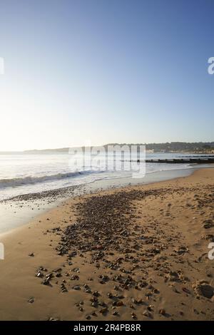 Der Strand in Swanage, Dorset, Großbritannien Stockfoto
