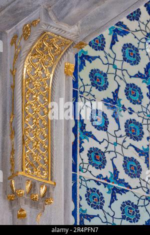 Bibliothek von Sultan Ahmed III (Enderun-Bibliothek) im Topkapi-Palast, Istanbul, Türkei Stockfoto