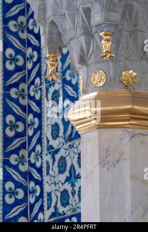 Bibliothek von Sultan Ahmed III (Enderun-Bibliothek) im Topkapi-Palast, Istanbul, Türkei Stockfoto
