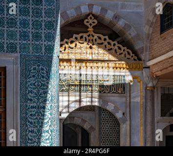 Das kaiserliche Harem im Topkapi-Palast, Istanbul, Türkei Stockfoto