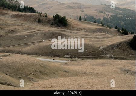 Herbst in Colle della Maddalena, Cuneo, Piemont, Italien Stockfoto