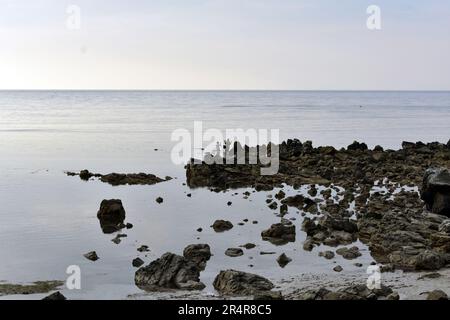 East Timor, Liquica Beach bei Sonnenaufgang Stockfoto