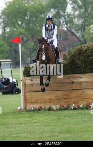 Cross Country Event während des dreitägigen Land Rover Kentucky Events 2023 Stockfoto