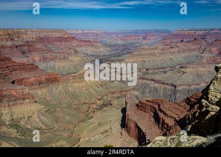 Südrand des Grand Canyon im Frühling Stockfoto