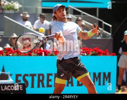 Borna Coric von Kroatien während der Mutua Madrid Open 2023, ATP Masters 1000 Tennis Turnier am 4. Mai 2023 bei Caja Magica in Madrid, Spanien - Photo Laurent Lairys / DPPI Stockfoto