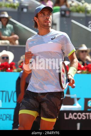 Borna Coric von Kroatien während der Mutua Madrid Open 2023, ATP Masters 1000 Tennis Turnier am 4. Mai 2023 bei Caja Magica in Madrid, Spanien - Photo Laurent Lairys / DPPI Stockfoto